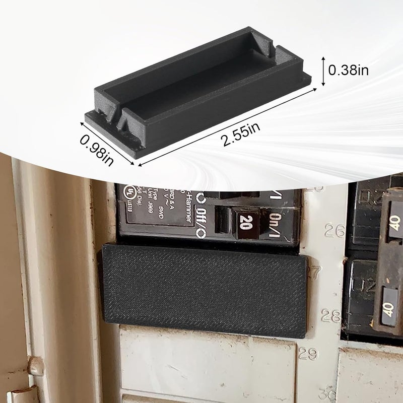 Pongle Breaker Filler Plate for Schneider Electric Square D Homeline Load Center Circuit Breakers 6-Pack - Image 2